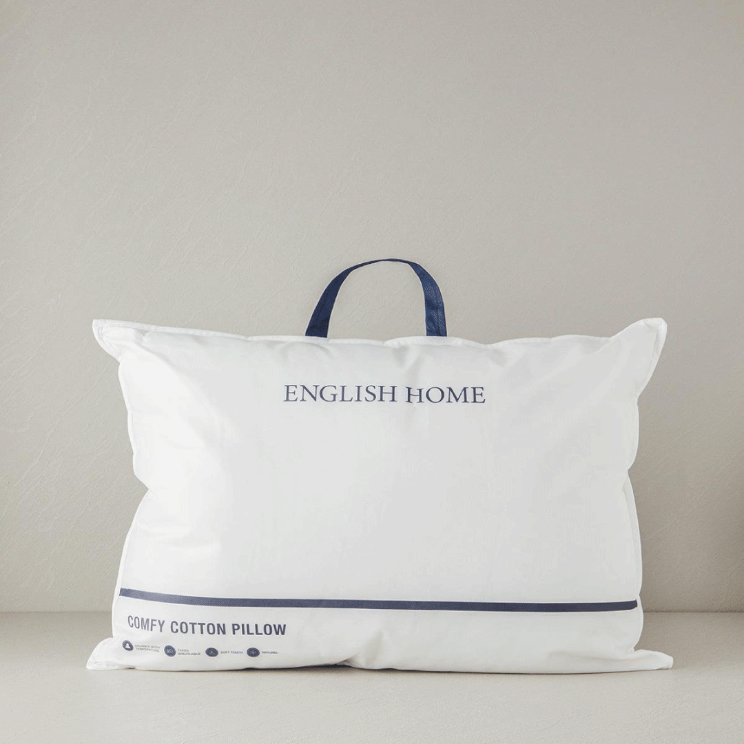 English Home Comfy Pamuk Yastık Beyaz