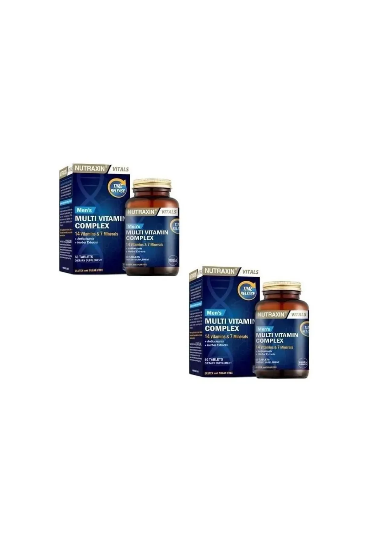 Nutraxin Multivitamin & Mineral Complex For Men 2'li Paket