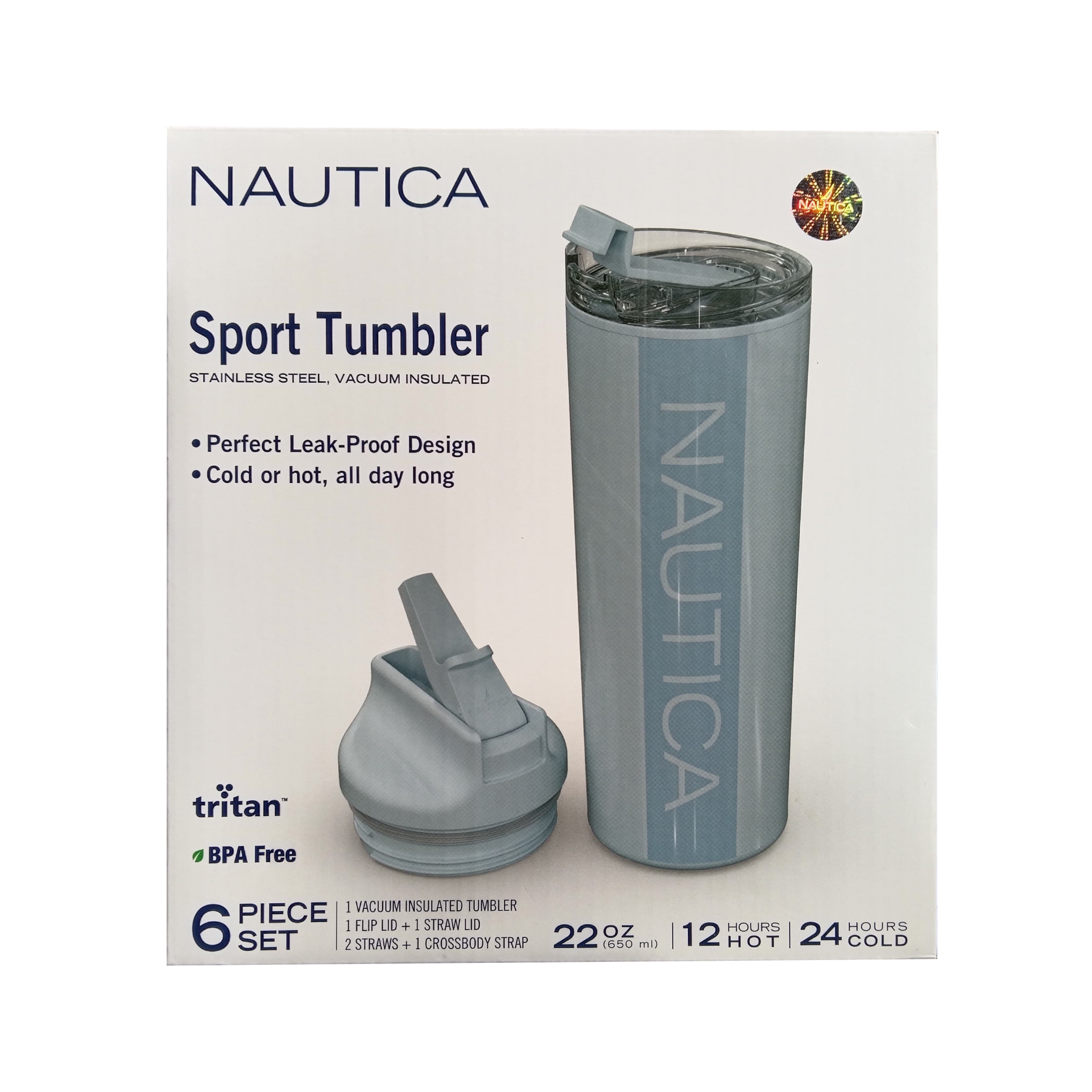 Nautica NTM02 Sport Termos Paslanmaz Çelik 650 ml Navy Harbor